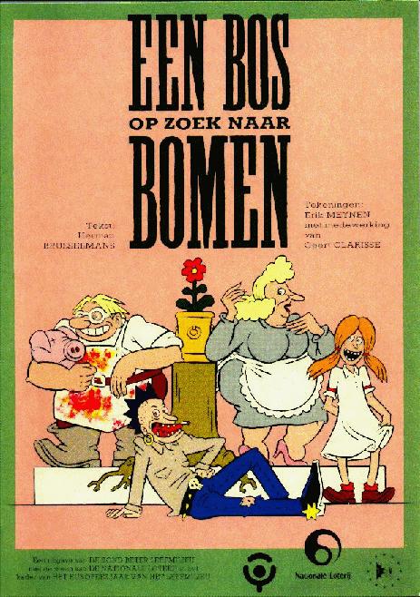 Een bos op zoek naar bomen