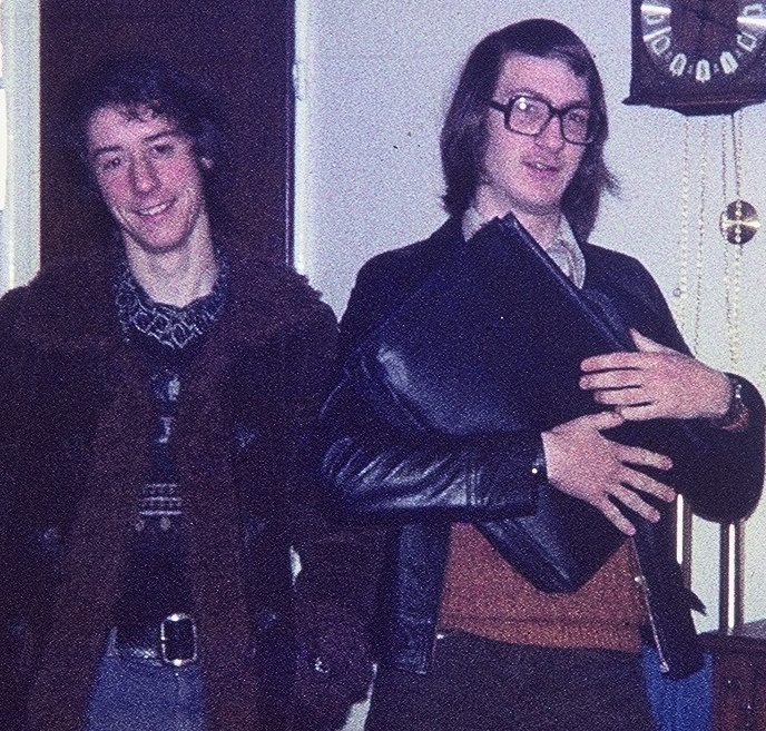 Herman en Ben van Praag - Foto uit 1975