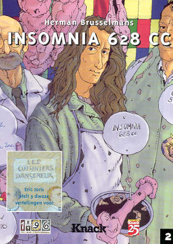 Gratis bijlage bij Knack - Strip met tekst van Brusselmans - INSOMNIA 628 CC